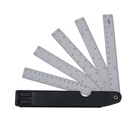 Escala Pardo Abanico 10 Escalas 15 Cm Con Estuche Similpiel