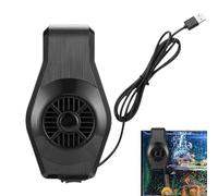 Abanico De Acuario Para Refrigeración Por Agua | Ventilador De Control De Temperatura Para Piscinas De Pescado, Potente Flujo De Aire Ajustable, Temperatura Del Agua Optimizada Sin Esfuerzo Con