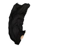 Abanico De Baile De Plumas Mujer vientre danza seda bambú largo ventilador velos accesorios abdominales danza adoración alabanza pastel colores bandera serpentina adultos(Red,180cm(Hot Size))