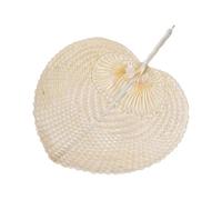 Abanico de bambú natural | Abanico hecho a mano de paja hecho a mano, tejido de hojas de palma, abanico tejido para bodas, decoración de pared como accesorio de refrigeración de verano