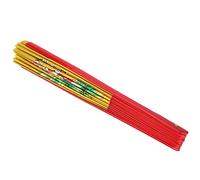 Abanico de bambú, Suave sin Bordes ásperos, Resistente y Duradero, Abanico de Tai Chi, para Entrenamiento de Tai Chi, para Danza (GOLD)