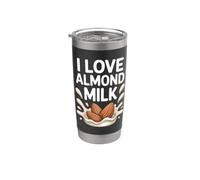 Abanico de bebidas con leche de almendras y nueces Vaso térmico de acero inoxidable de doble pared