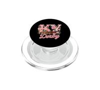 Abanico de Carreras de Caballos de Pura Sangre en Pista de Carreras de Caballos PopSockets PopGrip para MagSafe