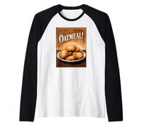 Abanico de Galletas de Avena Camiseta Manga Raglan
