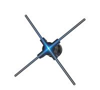 Abanico de Holograma 3D, exhibición de Publicidad, exhibición de Publicidad, Ventilador de Holograma, máquina de Publicidad Flotante estéreo, Regalo de exposición