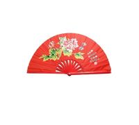 Abanico de Kung Fu Tai Chi for Mano Derecha, Abanico Artes Marciales, Productos Wushu 13 Pulgadas para Actuaciones EscéNicas Fiestas Decoraciones(Color 07)