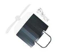 Abanico de linterna de camping, Abanico de fans de acampar,Ventilador de techo de batería portátil recargable con luz LED | Lámpara de tienda de refrigeración linterna con gancho para