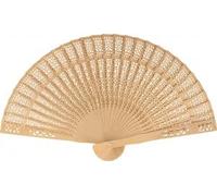 Abanico de Madera Natural para Decorar 20 cm