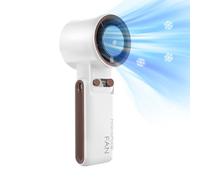 Abanico de Mano 4000 mAh | Ventilador Eléctrico 5 Velocidades Recargable Plegable,Dispositivo con Diseño Plegable para Interior, Hogar, Gimnasio, Viaje, Exterior, Playa, Caminata, Sitio de Construcció