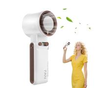 Abanico de Mano 4000 mAh, Ventilador Eléctrico 5 Velocidades Recargable Plegable, Dispositivo con Diseño Plegable para Interior, Hogar, Gimnasio, Viaje, Exterior, Playa, Caminata, Sitio de Construcció