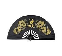 Abanico de Mano Derecha, Abanico for actuaciones Tai chi, for Artes Marciales, for Kung fu, for Cosplay, Muchos Patrones para Actuaciones EscéNicas Fiestas Decoraciones(Color:2)