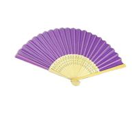 Abanico de mano plegable de seda de madera de mano, encantador ventilador de baile, abanico de marco de madera retro, elegante abanico tradicional de suave, decoración de fiesta de boda, idea