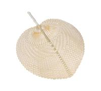 Abanico de paja tejido a mano,Abanico tejido de bambú en forma de corazón hecho a mano - Suministros de refrigeración de verano para la fiesta de bodas de la decoración de la pared de la casa de campo