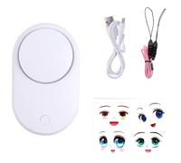 Abanico de pestañas recargable eléctrico secador de pestañas ventilador de mano pequeño secador de pestañas soplador de aire acondicionado para mujer