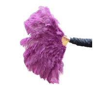 Abanico De Plumas Abanico de plumas grandes, 13 huesos, 100CM, 130CM, abanico plegable de mano for fiesta, carnaval, baile, decoración de actuación Para Fiesta De Disfraces Baile Boda EspectáCulo De(4