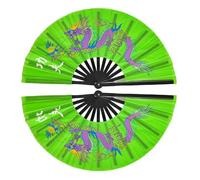 Abanico de Tai Chi, Kung Fu, Artes Marciales, Wushu, Cosplay, Danza, Presentación para Actuaciones EscéNicas Fiestas Decoraciones(Color:12)