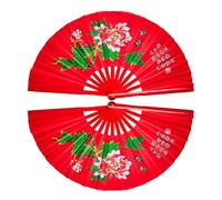 Abanico de Tai Chi, Kung Fu, Artes Marciales, Wushu, Cosplay, Danza, Presentación para Actuaciones EscéNicas Fiestas Decoraciones(Color:16)