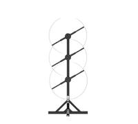 Abanico holográfico, 3/4 Piezas 45 cm 17,7 Pulgadas Ventilador 3D con Soporte Proyector Led Pantalla publicitaria Lámpara holográfica Soporte de Empalme Videoproyector(45cm 3pcs