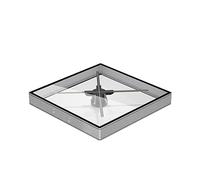 Abanico holográfico 3D 3D WiFi Ventilador holográfico proyector estéreo Flotante Publicidad máquina Ventilador aleación de Aluminio Imagen aérea para señales de Tiendas de Empresa, Bares(Szary)