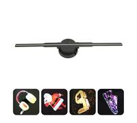 Abanico holográfico, 3D Hologram Projector Fan 244 LED 1024X800 Resolution WiFi Holographic Advertising Display Support Phone App PC,para Halloween, Tienda Corporativa