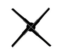 Abanico holográfico 3D Pantalla de ventilador de holograma 3D, proyector de vídeo de animación 3D, luz de publicidad, tablero de letrero Led, transmisión de imagen y vídeo para señales de tiendas de e