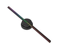 Abanico holográfico 3D PROYECTOR 3D HOLOGROSA DE OJOS NACINOS STEREO SUSPENSIÓN PANTALLA DE AUDIO AUDIO MÁQUINA DE PUBLICIDAD DE AUDIERNO LED de imágenes aéreas sin marco LED Para carteles de tiendas,