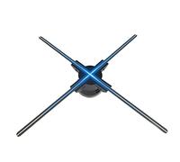 Abanico holográfico 3D Proyector de vídeo de animación 3D, proyector holográfico 3D de ojo desnudo for tienda, feria comercial, exposición, centro comercial, vacaciones para señales de tiendas de empr