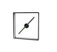 Abanico holográfico 3D Proyector holográfico 3D con Ventilador de 45 cm 17,7 pulgadas/50 cm 19,68 Pulgadas, máquina integrada, Reproductor de lámpara holográfica con señal LED WiFi y Cubierta, luz de