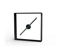 Abanico holográfico 3D Proyector holográfico 3D con ventilador de 50 cm 19,7 pulgadas/45 cm 17,7 pulgadas, máquina integrada, reproductor de lámpara holográfica con señal LED Wifi y cubierta, luz de e