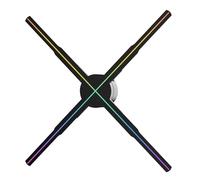 Abanico holográfico 3D Proyector Holográfico 3D Con Ventilador De 56 Cm, Pantalla Wifi, Luz De Logotipo Publicitario, Letrero LED, Lámpara Holográfica, Proyectores 3D para señales de tiendas de empres