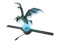 Abanico holográfico 3D Proyector Holográfico 3D De 42 Cm, Proyector Holográfico 3D For Publicidad, Proyector Holográfico HD Liviano For Tiendas, Bares, Fiestas, Navidad para señales de tiendas de empr