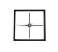 Abanico holográfico 3D Proyector holográfico 3D Wifi de 56 cm/22 pulgadas con cubierta, letrero LED, pantalla publicitaria comercial, proyector holográfico, transmisión de imágenes y videos Para letre