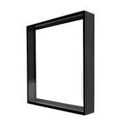 Abanico holográfico, Cubierta cuadrada antitáctil de aleación de aluminio de 56cm for proyector holográfico 3D, cubierta protectora de luz LED con ventilador de 52cm, pantalla de seguridad Videoproyec