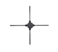 Abanico holográfico, Proyector De Publicidad 3D, Pantalla Holográfica En Abanico, Máquina Controlada por Aplicación WiFi, Adecuada For Exposiciones,para Halloween, Tienda Corporativa