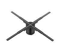 Abanico holográfico, Proyector de Ventilador holográfico 3D HD P65/25,6 Pulgadas, Reproductor holográfico de letreros LED, Compatible con imágenes, Videos, Tiendas, Bares, Fiestas, Publicidad, luz de