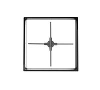 Abanico holográfico, Proyector holográfico 3D con Cubierta, 65 cm/25,6 Pulgadas, con WiFi, for Publicidad, lámpara holográfica, Reproductor de Logotipos Videoproyector(Silver)