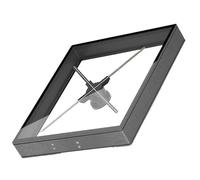 Abanico holográfico, Proyector holográfico 3D con ventilador de 45 cm 17,7 pulgadas/50 cm 19,68 pulgadas, máquina integrada, reproductor de lámpara holográfica con señal LED Wifi y cubierta, luz de ex