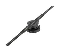 Abanico holográfico, Proyector holográfico 3D de 42 cm/16,53 pulgadas con ventilador y 244 luces LED con pantalla wifi, lámpara holográfica con logotipo, luz publicitaria comercial, luz con logotipo d