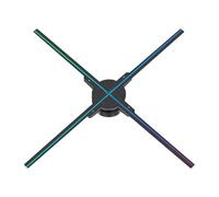 Abanico holográfico, Proyector Holográfico 3D En Forma De Abanico For Publicidad. Luz Publicitaria Holográfica,para Halloween, Tienda Corporativa