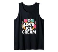 Abanico I Love Ice Cream Delight Camiseta sin Mangas