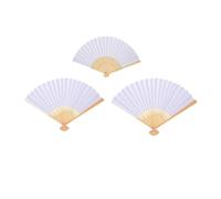 Abanico plegable de 60 uds, ventilador mano for decoración DIY, fiesta baile boda, verano Para DIY