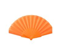 Abanico plegable de mano grande de tela china para danza, fiesta, regalo de boda, artesanía, decoración del hogar, plegable chino