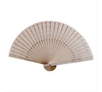 Abanico plegable tallado a mano con fragancia para bodas, estilo chino, de madera, estilo vintage, hueco, estilo antiguo.