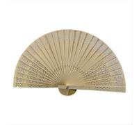 Abanico plegable tallado a mano con fragancia para bodas, estilo chino, de madera, estilo vintage, hueco, estilo antiguo.