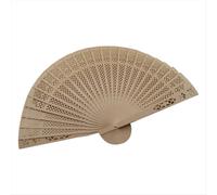 Abanico plegable tallado a mano con fragancia para bodas, estilo chino, de madera, vintage, hueco, estilo antiguo