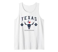 Abanico Vintage de Texas 1845, Estados Unidos Camiseta sin Mangas