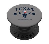 Abanico Vintage de Texas 1845, Estados Unidos PopSockets PopGrip Adhesivo