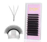 Abanicos en forma de W 0.07mm Extensiones de Pestañas D Curl 13mm Pestañas Automáticas Florecientes Y Extensiones de Pestañas YY Volumen Abanicos W Extensiones de Pestañas por EMEDA (0.07 D 13mm)