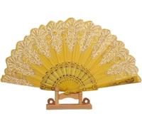 Abanicos plegables de bambú, Multicolor Folding Fan For Dance Cosplay Wedding Party Decoration(Color6)