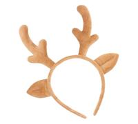 Abanna de Antlers - Diadema de Navidad realista y, diadema de cuernos de | Reno para el pelo auriculares para mujeres que niñas disfraces para de Navidad